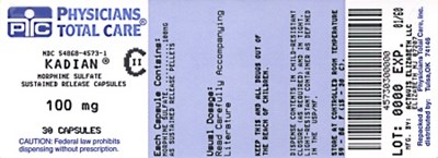 Image Of 100 mg Package Label (100mg Package Label)